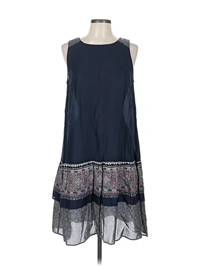 Pre-owned Ann Taylor Loft Outlet Casual Dress In Blue