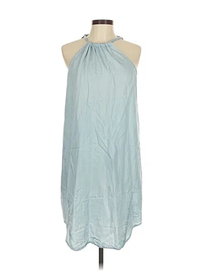 Pre-owned Ann Taylor Loft Outlet Casual Dress In Blue
