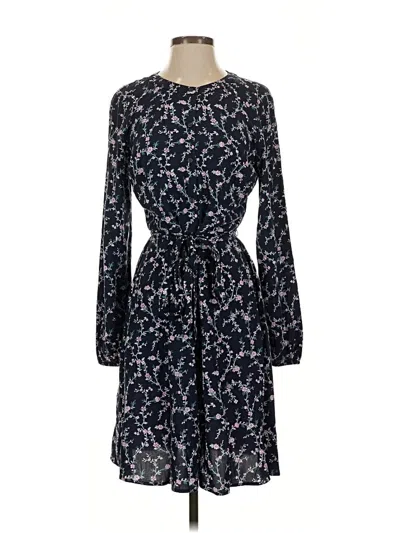 Pre-owned Ann Taylor Loft Outlet Casual Dress In Blue