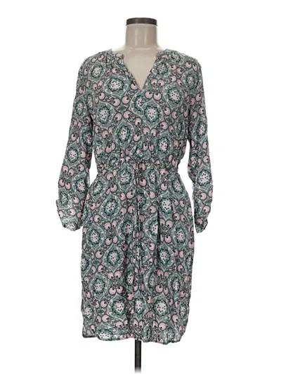 Pre-owned Ann Taylor Loft Outlet Casual Dress In Blue
