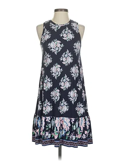 Pre-owned Ann Taylor Loft Outlet Casual Dress In Blue