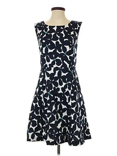Pre-owned Ann Taylor Loft Outlet Casual Dress In Blue