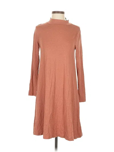 Pre-owned Ann Taylor Loft Outlet Casual Dress In Brown