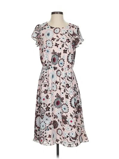 Pre-owned Ann Taylor Loft Outlet Casual Dress In Brown