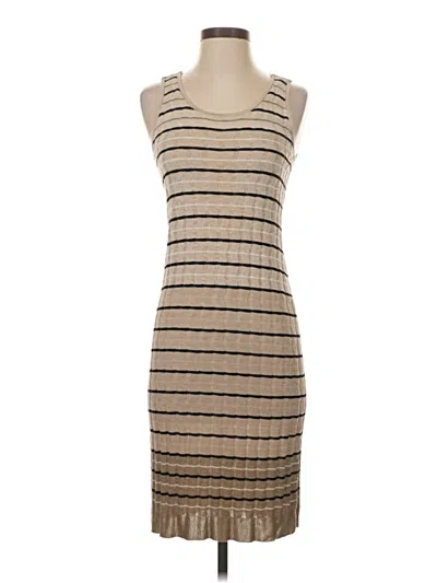 Pre-owned Ann Taylor Loft Outlet Casual Dress In Brown