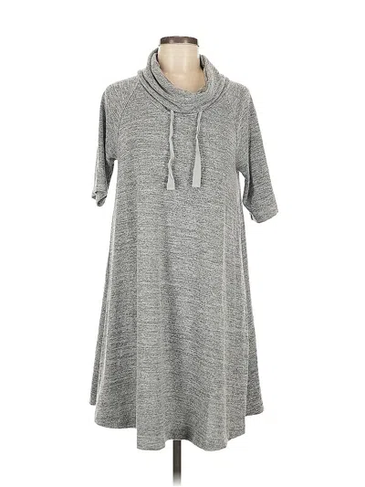 Pre-owned Ann Taylor Loft Outlet Casual Dress In Gray