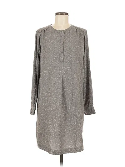 Pre-owned Ann Taylor Loft Outlet Casual Dress In Gray