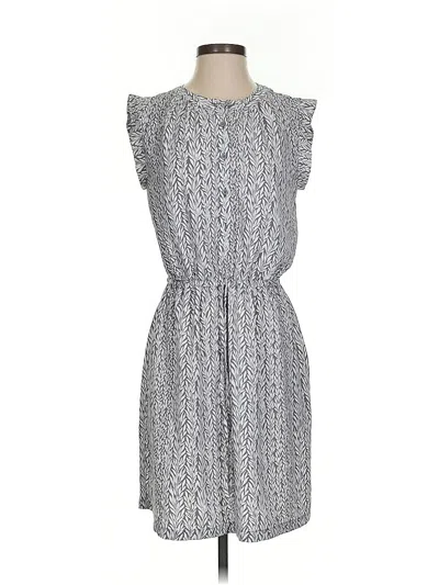Pre-owned Ann Taylor Loft Outlet Casual Dress In Gray