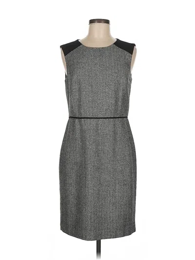 Pre-owned Ann Taylor Loft Outlet Casual Dress In Gray