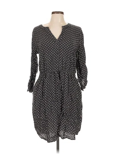 Pre-owned Ann Taylor Loft Outlet Casual Dress In Gray