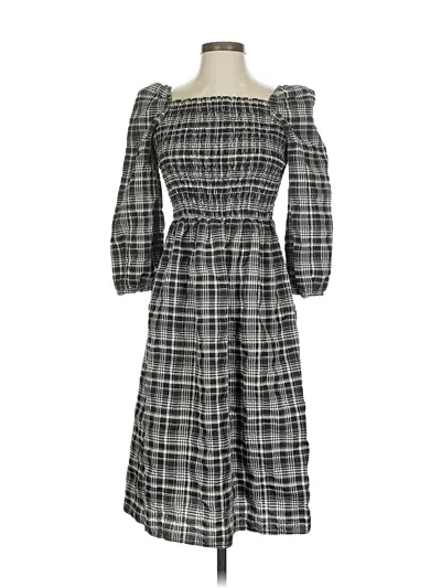 Pre-owned Ann Taylor Loft Outlet Casual Dress In Gray