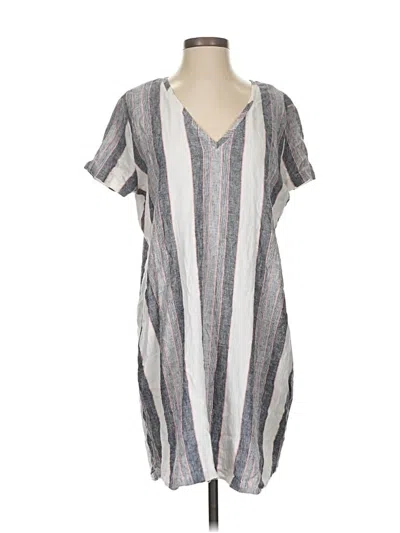Pre-owned Ann Taylor Loft Outlet Casual Dress In Gray
