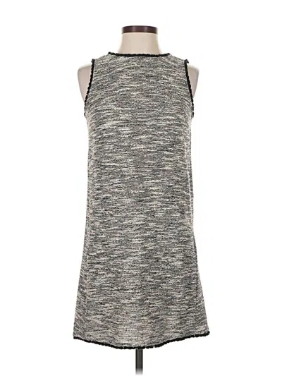 Pre-owned Ann Taylor Loft Outlet Casual Dress In Gray