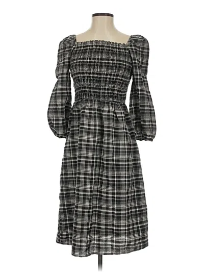 Pre-owned Ann Taylor Loft Outlet Casual Dress In Gray
