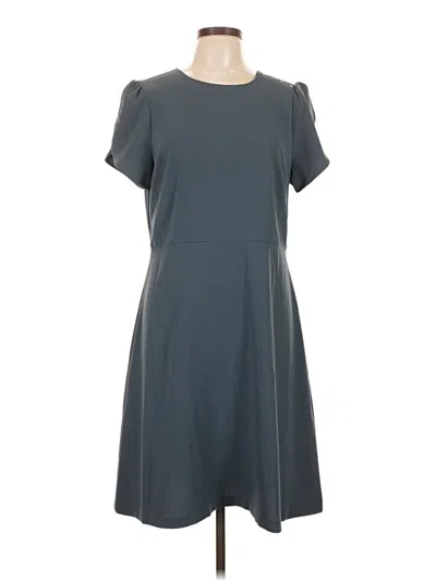 Pre-owned Ann Taylor Loft Outlet Casual Dress In Gray