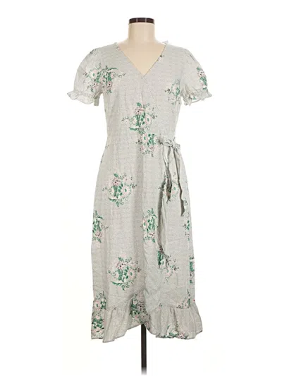 Pre-owned Ann Taylor Loft Outlet Casual Dress In Gray