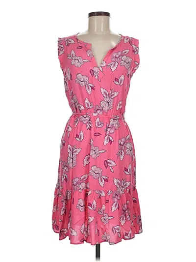Pre-owned Ann Taylor Loft Outlet Casual Dress In Pink