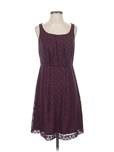 Ann Taylor Loft Outlet Casual Dress In Purple