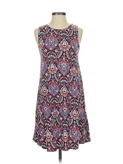 Pre-owned Ann Taylor Loft Outlet Casual Dress In Purple