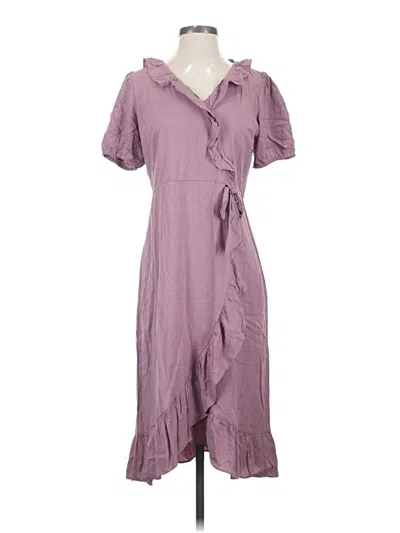 Ann Taylor Loft Outlet Casual Dress In Purple