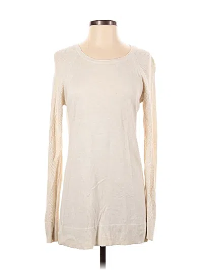 Pre-owned Ann Taylor Loft Outlet Casual Dress In White