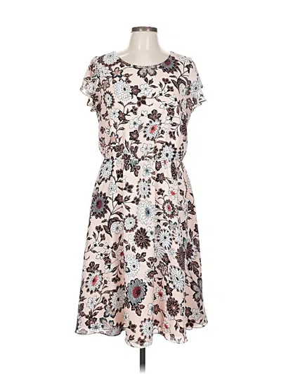 Pre-owned Ann Taylor Loft Outlet Casual Dress In White