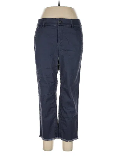 Pre-owned Ann Taylor Loft Outlet Casual Pants In Blue
