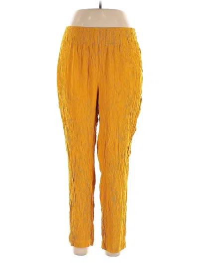 Pre-owned Ann Taylor Loft Outlet Casual Pants In Yellow