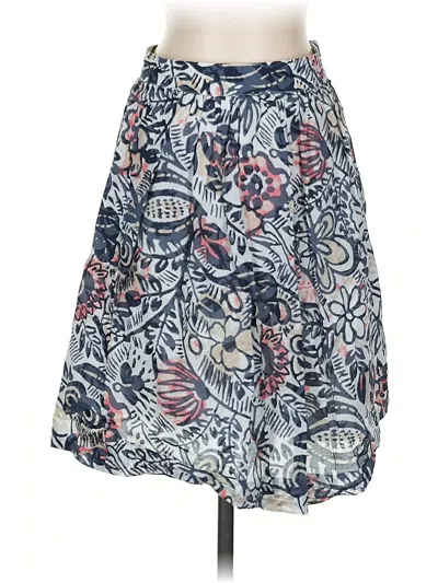 Pre-owned Ann Taylor Loft Outlet Casual Skirt In Blue