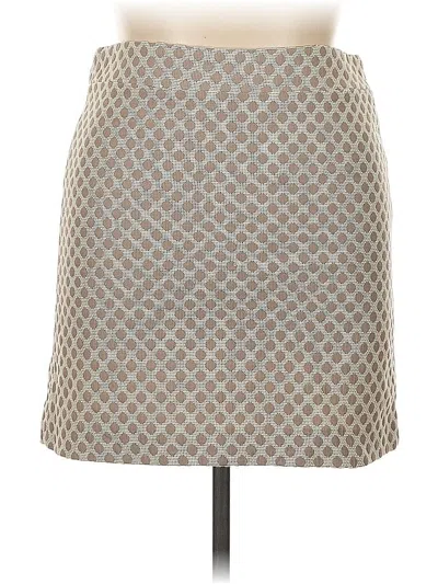 Pre-owned Ann Taylor Loft Outlet Casual Skirt In Brown