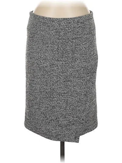 Pre-owned Ann Taylor Loft Outlet Casual Skirt In Gray