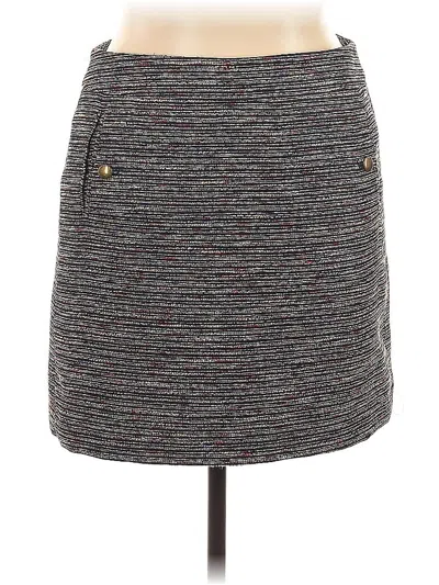 Pre-owned Ann Taylor Loft Outlet Casual Skirt In Gray