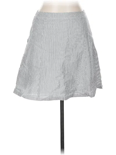Pre-owned Ann Taylor Loft Outlet Casual Skirt In Gray