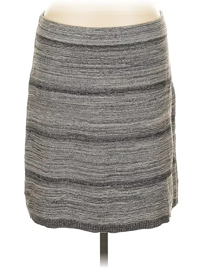 Pre-owned Ann Taylor Loft Outlet Casual Skirt In Gray