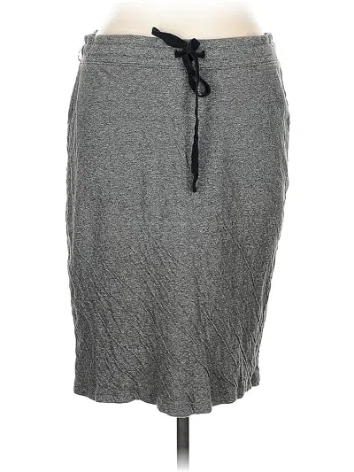 Pre-owned Ann Taylor Loft Outlet Casual Skirt In Gray