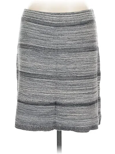 Pre-owned Ann Taylor Loft Outlet Casual Skirt In Gray