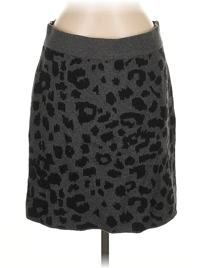 Pre-owned Ann Taylor Loft Outlet Casual Skirt In Gray