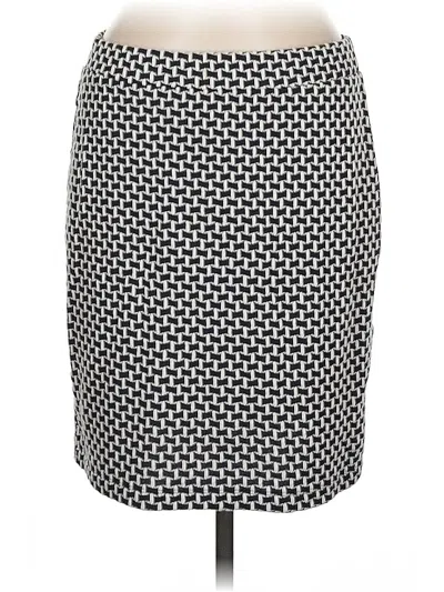 Pre-owned Ann Taylor Loft Outlet Casual Skirt In Gray