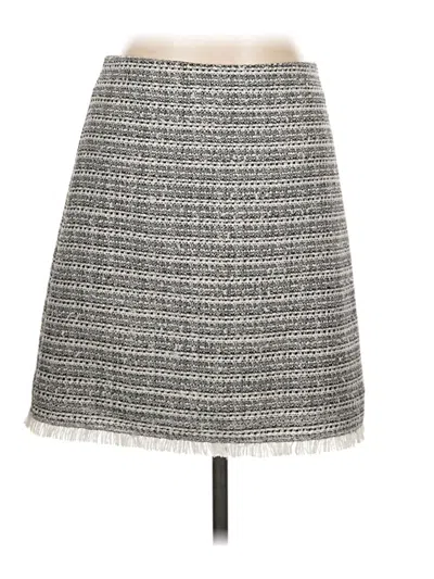 Pre-owned Ann Taylor Loft Outlet Casual Skirt In Gray