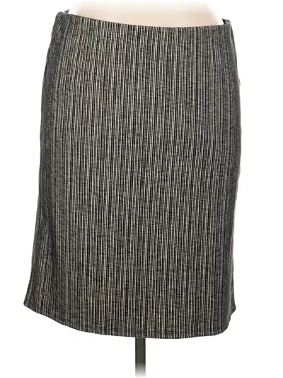 Ann Taylor Loft Outlet Casual Skirt In Gray
