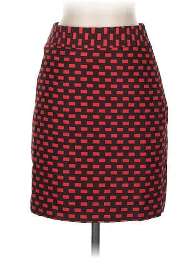 Pre-owned Ann Taylor Loft Outlet Casual Skirt In Red