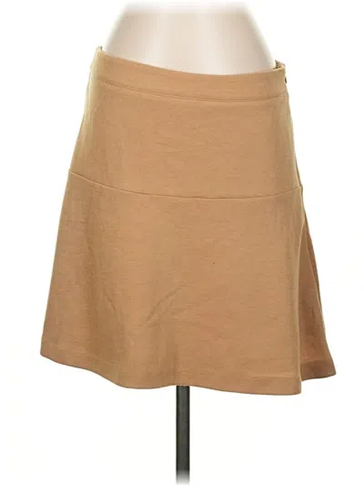 Pre-owned Ann Taylor Loft Outlet Casual Skirt In Tan