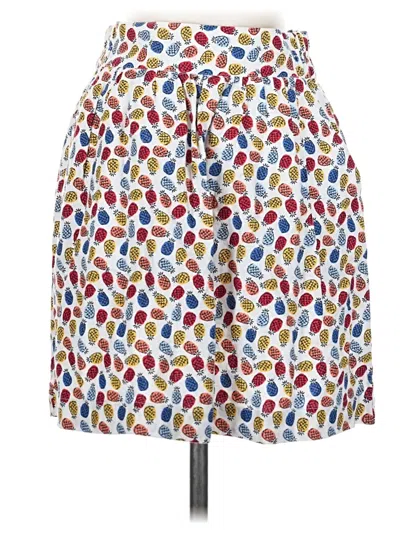 Pre-owned Ann Taylor Loft Outlet Casual Skirt In White