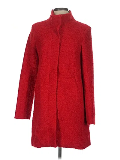 Pre-owned Ann Taylor Loft Outlet Coat In Red