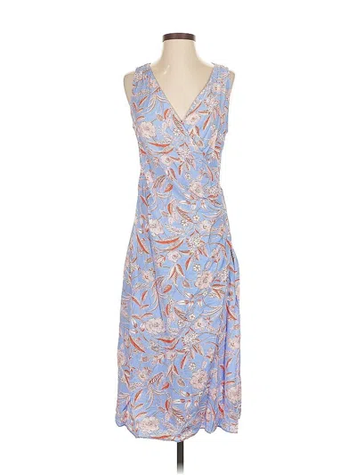 Pre-owned Ann Taylor Loft Outlet Cocktail Dress In Blue