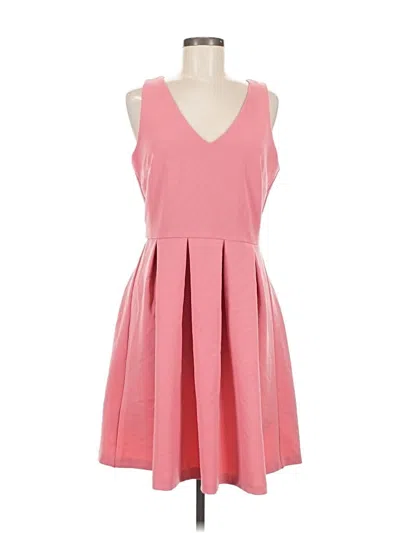 Pre-owned Ann Taylor Loft Outlet Cocktail Dress In Pink