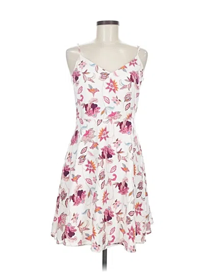 Pre-owned Ann Taylor Loft Outlet Cocktail Dress In White