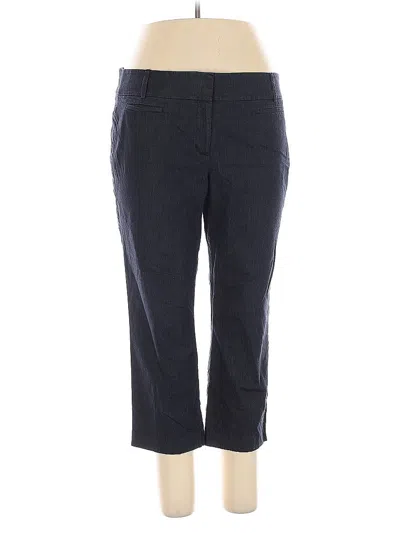 Pre-owned Ann Taylor Loft Outlet Dress Pants In Blue