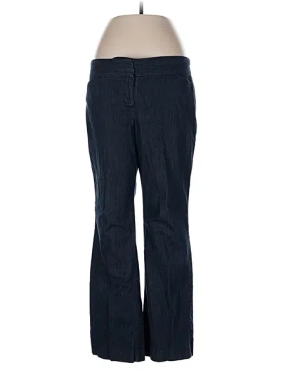 Pre-owned Ann Taylor Loft Outlet Dress Pants In Blue