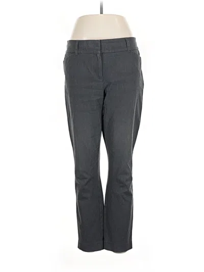 Pre-owned Ann Taylor Loft Outlet Dress Pants In Gray